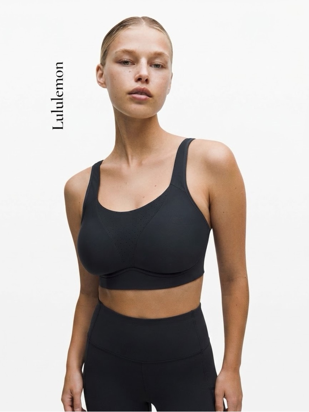 Lululemon Enlite Bra High Support 36D
D36 Black Running Sports Bra